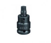 Bit pentru cap cheie tubulara impact 1 2, profil TORX exterior