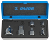 192/18 Trusa de adaptoare in cutie metalica 1/4"-3/4"/6 pcs Unior - Scule Auto Unior Tepid